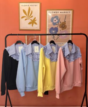 Sudadera Cuello De Camisa