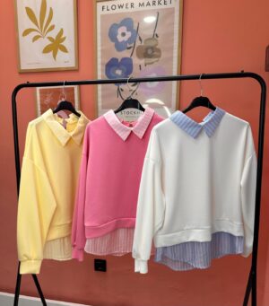 SUDADERA CON CAMISA